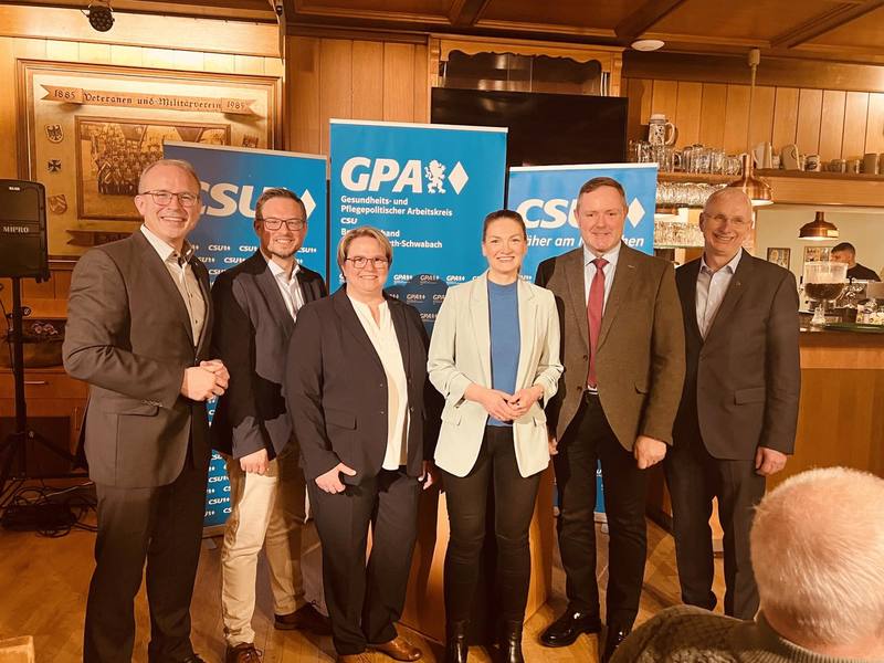 Gesundheitsministerin Judith Gerlach zu Gast in Roßtal. Foto: Privat